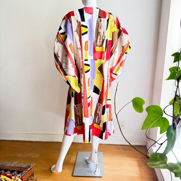 NY and Company Unique Art Teacher A line Midi Dramatic Dress XXL - Picture 6 of 8